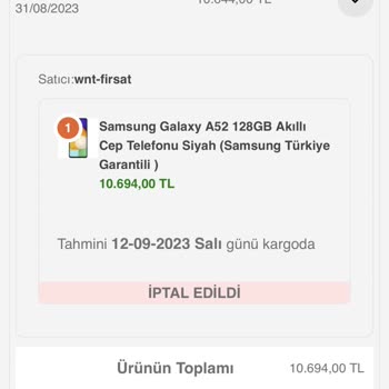 Cimri Cep Telefonu Siparişim Hala Gelmedi!