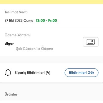 Şok Marketler Teslim Edilmeyen Ürünlerin Ücreti İadesi Hakkında