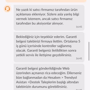 Trendyol - Yanıltıcı Ürün Açıklamaları Ve İade Sürecindeki Sorumsuzluk