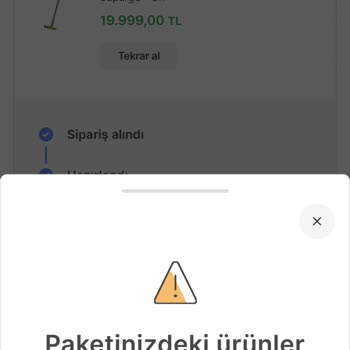 Hepsiburada Kargodaki Siparişimi İptal Etmiyor
