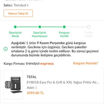 Trendyol Firması Ve Trendyol Ekspress Kargo Ürünümü Kaybetti