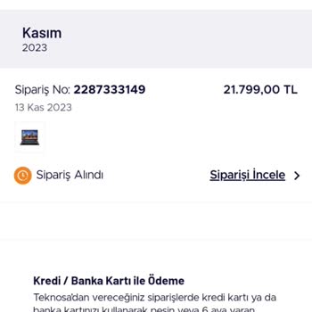 Teknosa İnternet Sitesindeki Sipariş İptali Ve Fiyat Güncellemesi