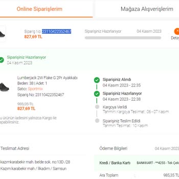 FLO Ayakkabı FLO Pişmanlık Ayakkabımı Ya Da Para İademi Alamıyorum