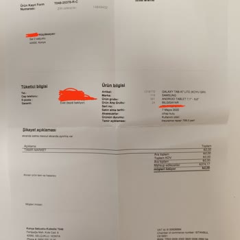 Media Markt'tan Samsung Marka Tabletin Kasko Ve Garanti Sorunları