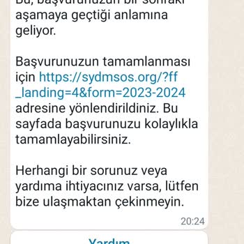 Sabancı Yardım Vakfı Yardim Başvurusunda Bulundum
