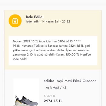 Boyner.com Ürünün Sorulmadan İade Edilmesi