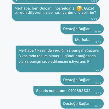 Watsons Online Alışveriş Sipariş İadesi