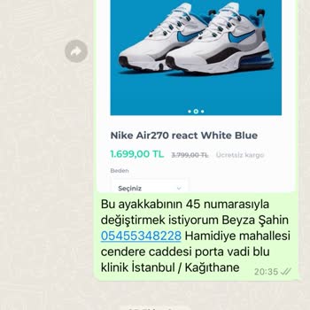 B&G Sportive 1 Ay Oldu Hala Değişim Sağlanmadı