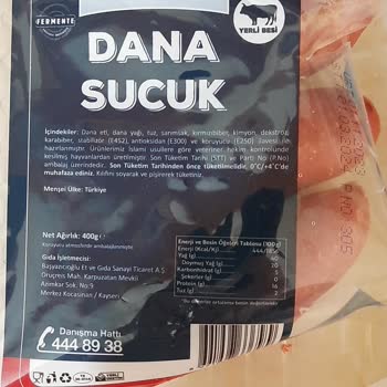 Başyazıcı Dana Sucuk Diye Aldım, Sucuk Görünümlü Çemen Ve Yağ Çıktı