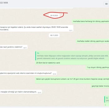 Vatan Bilgisayar İade Sürecinde Mağdur Ediyor...