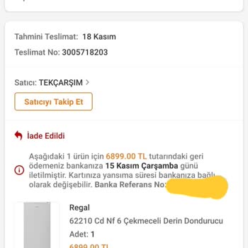Trendyol Tekçarşım Mağazası Ürünleri Göndermiyor