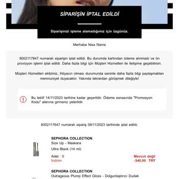 Sephora Cancelled My Order