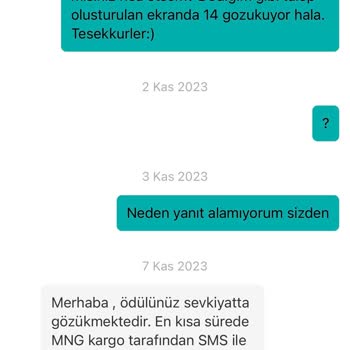 Prima Kulubu / Ürün Gönderimini Sağlamıyor Ve Müşteriye Dönmüyor