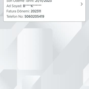 Vodafone Açıklaması Olmayan Fatura Çıkardı