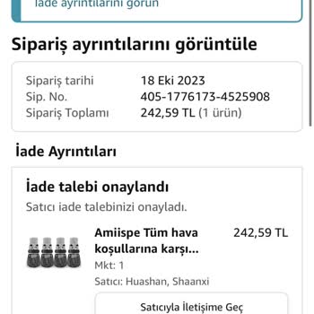 Amazon Ürün İadesinde Yaşanan Zorluk