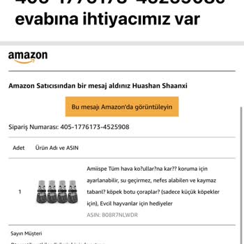 Amazon Ürün İadesinde Yaşanan Zorluk