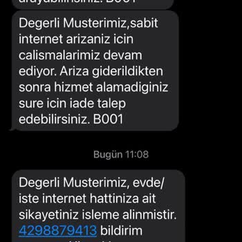 Türk Telekom Giderilemeyen İnternet Arızası