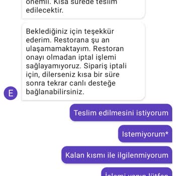 Getir Çözüm Odaklı Yaklaşılmadı Sorunum İlgisiz Kaldı