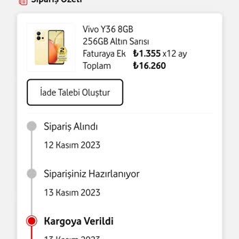 Vodafone Faturaya Ek Cihaz Sorunu