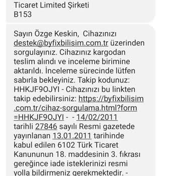ByFix Servis Telefon Servis Para Ücreti