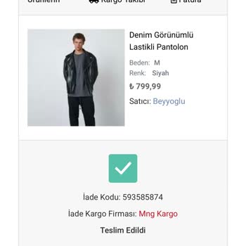 Fashfed Ücret İadesi Yapmıyor