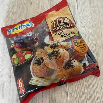Superfresh Dondurulmuş 6 Adet Poğaça Paketinden 3 Adet Poğaça Çıktı