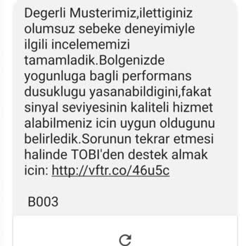 Vodafone İnternet Sorunu Çözememe