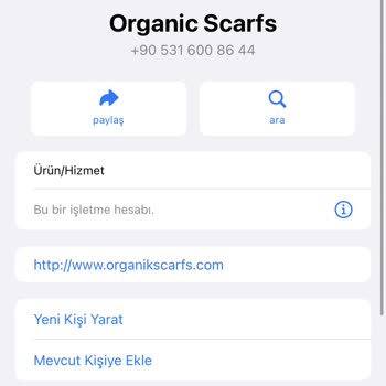 Http://www.organikscarfs.com Sitesinden İstenmeyen Mesaj Almak
