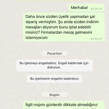Http://www.organikscarfs.com Sitesinden İstenmeyen Mesaj Almak