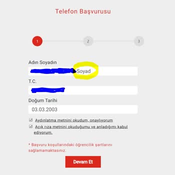 Gençlik ve Spor Bakanlığı Telefon Desteği Başvurusu Yapılamama