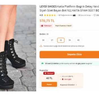 Leydi Shoes Görseldeki Ürünle Gelen Ürün Farkı