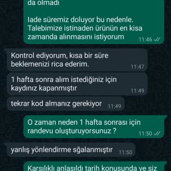 A101 Ve Horoz Lojistik Ürün İade Sorunu