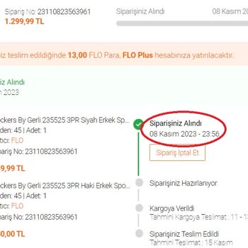FLO Ayakkabı FLO Müşteri Memnuniyetsizliği Ve Alakasızlığı...
