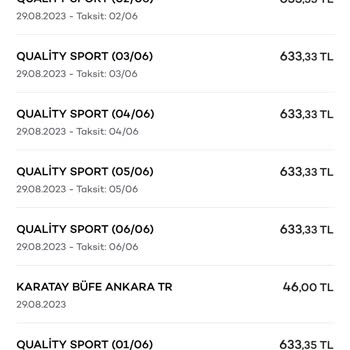 Quality Sports Üyelik Ücreti İadesi