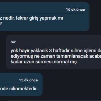 GameSatış Hesap Silme İşlemi