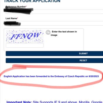 Çek Cumhuriyeti Başkonsolosluğu İstanbul  Vize Başvurusu 42 İş Günü Geçmesi Ve Sonuçlanmaması