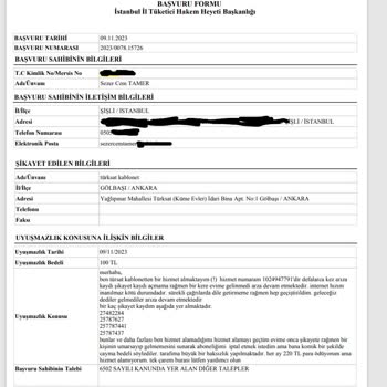 Kablo Net İnternet Sorunu Ve Arıza Kaydı