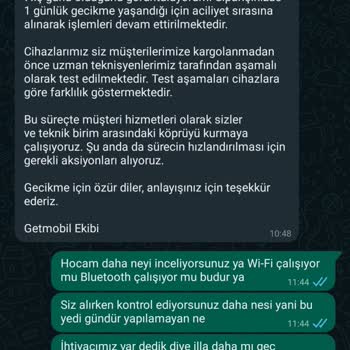 Getmobil 2 Haftadır Siparişimi Göndermiyor!