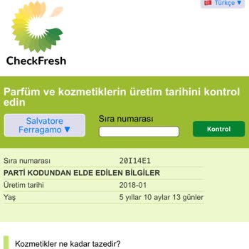 Beymen Sıfır Parfümün 6 Yıl Önce Üretilmiş Olarak Gönderilmesi