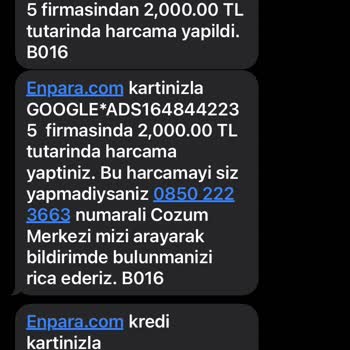 Enpara Hesabımda Güvenlik Açığı Olduğu İçin Param Çekildi