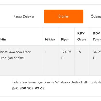 Https://www.miturkiye.com.tr Şikayet Şarj Kablosu