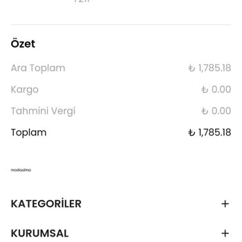 Modasima Faturasız Ürün Satışı Ve İade Yapılmaması