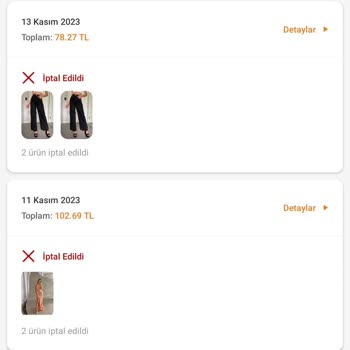 Trendyol Sürekli Ürünlerim İptal Ediliyor
