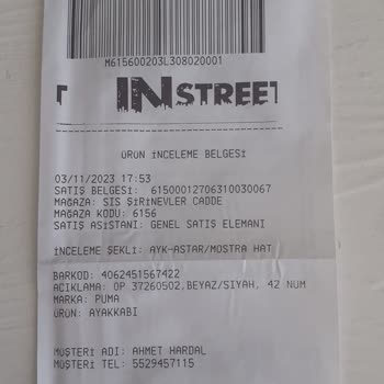 In Street Ayakkabı 3 Ayda Ciddi Şekilde Deforme Oldu