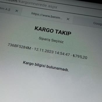 Benim Hocam Yayınevi Siparişime Dair Bir Bilgi Olmaması