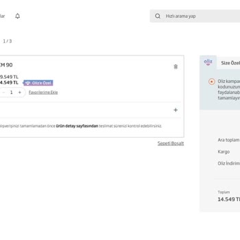 Oliz Beko Olize Özel %50 Kampanya