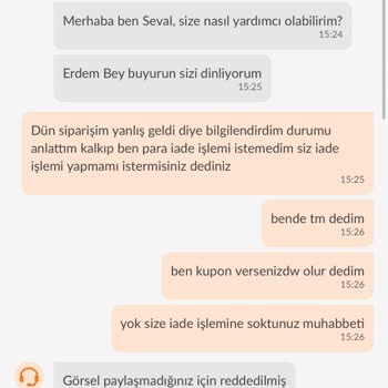 Dois Döner Trendyol Yemekte Sipariş Sorunu