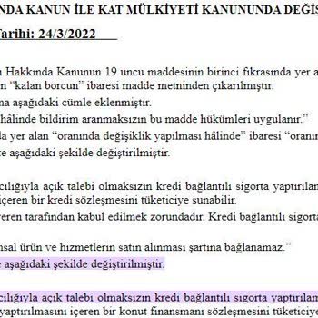 Türkiye Sigorta Onay Alınmadan Yapılan Konut Kredisi