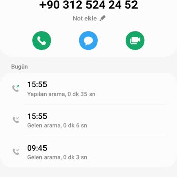 0312 524 24 52 Rahatsız Ediliyorum Yabancı Numaradan
