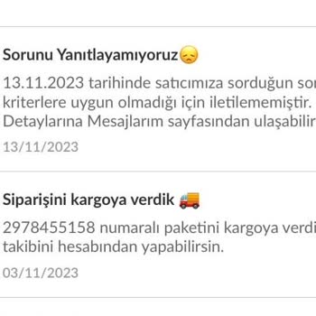 Trendyol'da Kaybolan Siparişim
